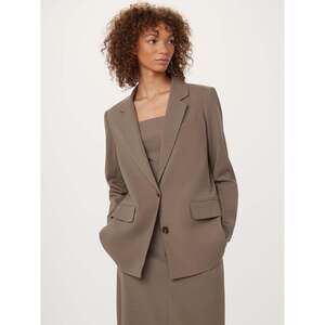 Frank And Oak The Relaxed 2-Button Blazer in Dark Taupe Size XS